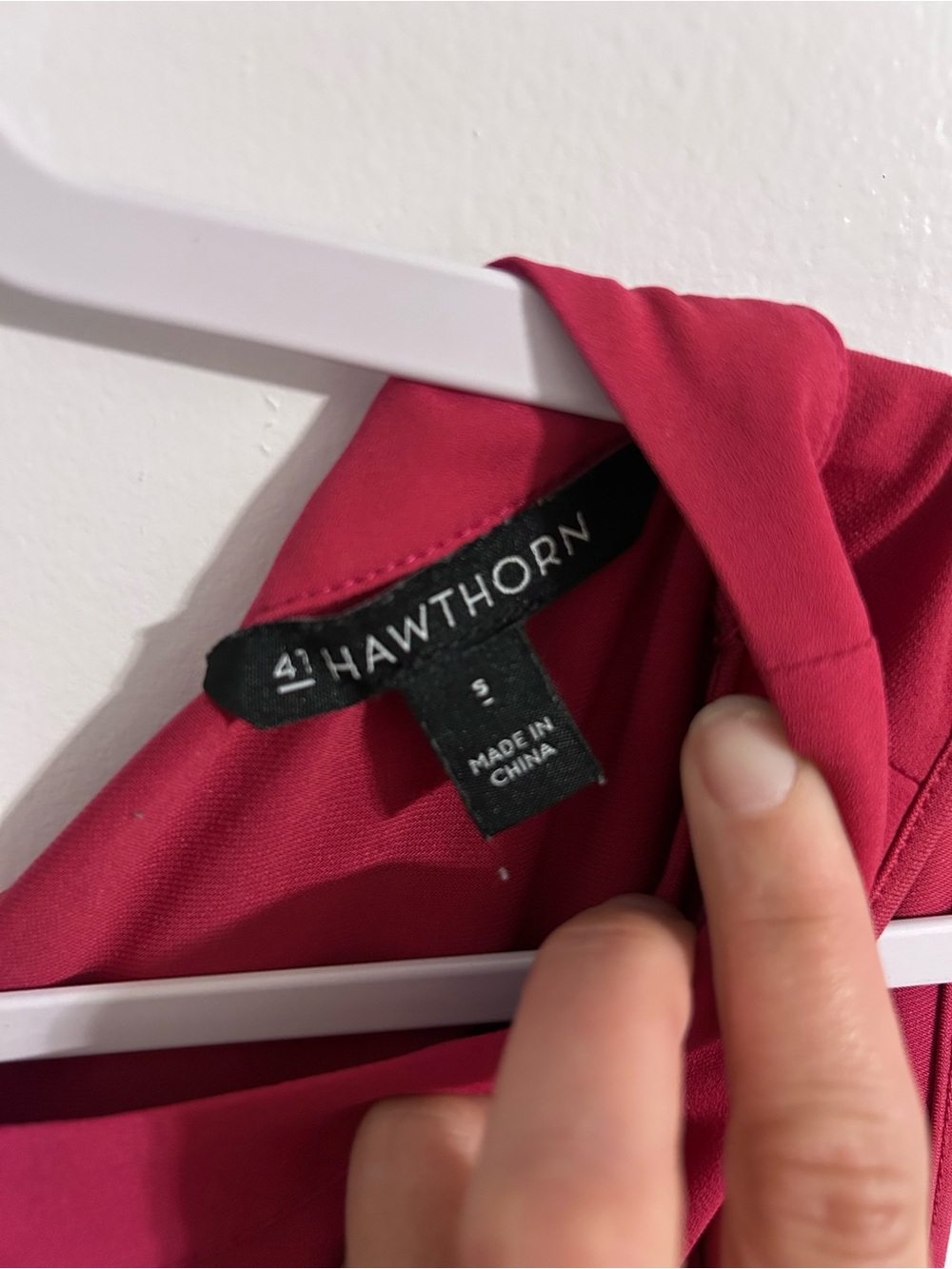 41 Hawthorn Sleeveless Twist-Front Camisole in Fuchsia - Picture 2 of 3